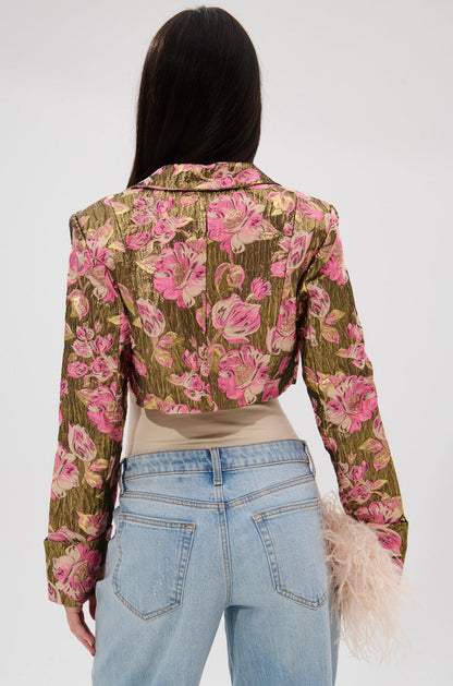 LIGHT THE WAY BROCADE BLAZER