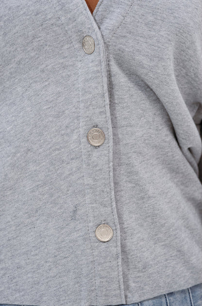 FELT CUTE SWEATSHIRT DENIM MINI DRESS