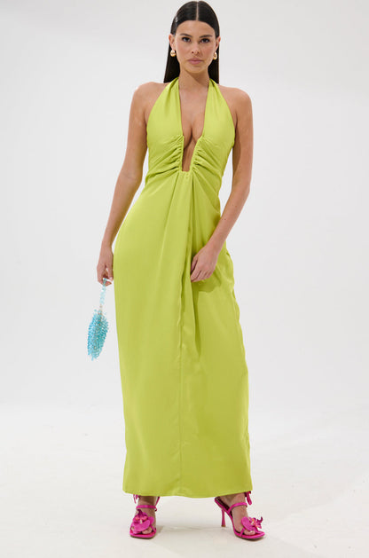 IN YOUR DREAMS SATIN MIDI DRESS