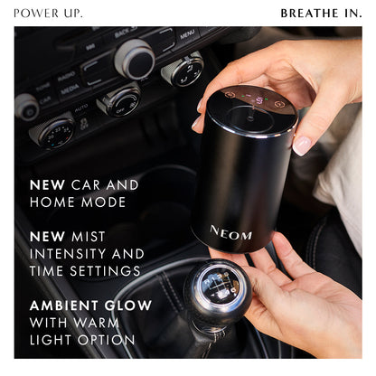 Wellbeing Pod Mini+ Waterless Essential Oil Diffuser in Black