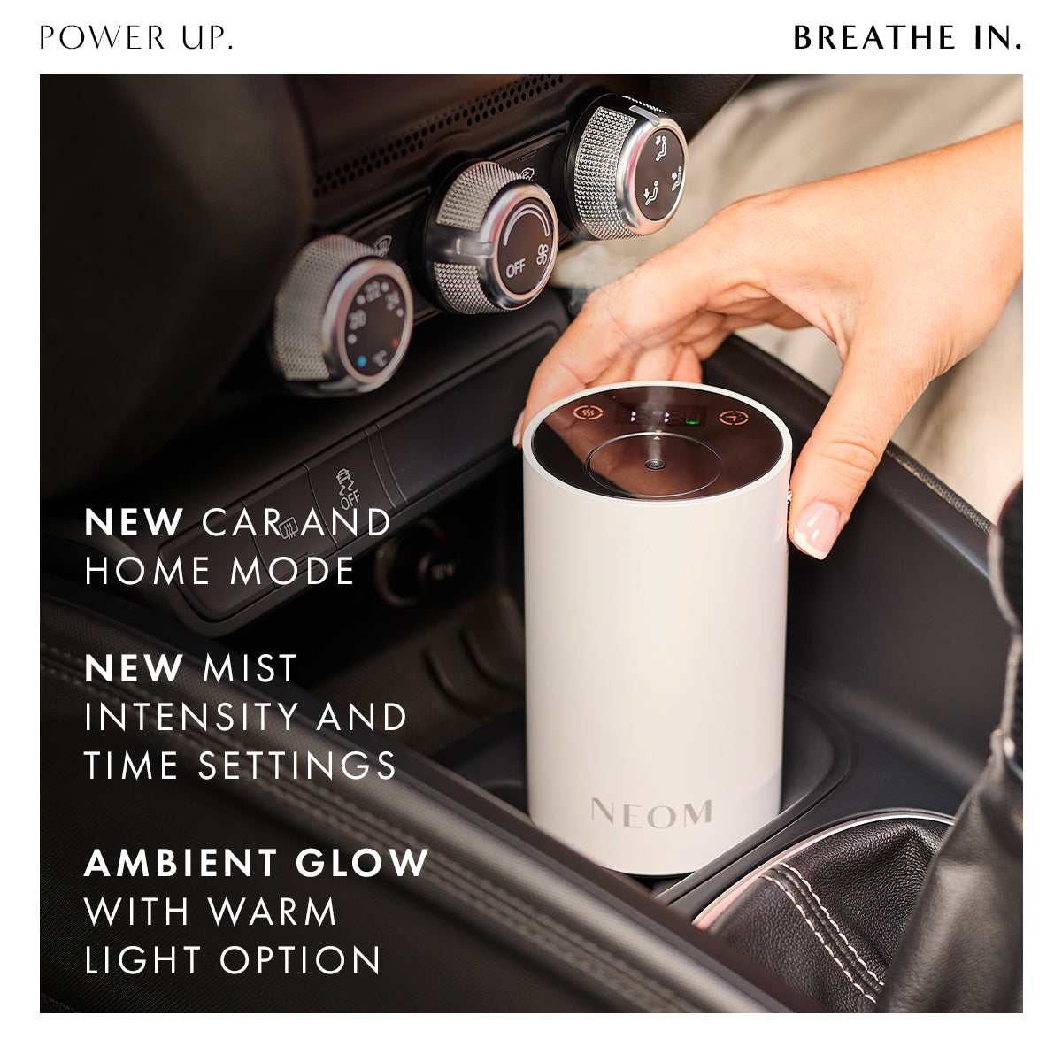 Wellbeing Pod Mini+ Waterless Essential Oil Diffuser in White