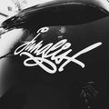 Large Junglist window decal.