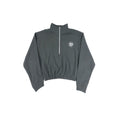 Women Cropped Half Zip up
