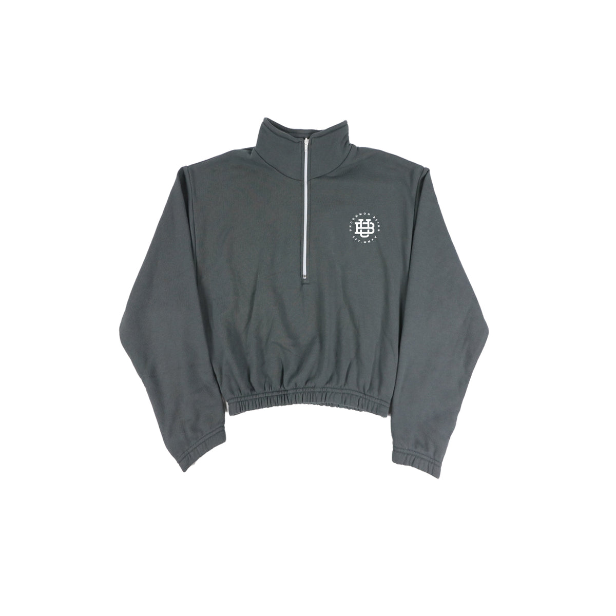 Women Cropped Half Zip up