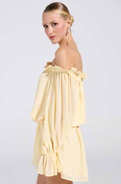 ON YOUR MIND CHIFFON MINI DRESS