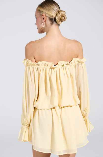 ON YOUR MIND CHIFFON MINI DRESS