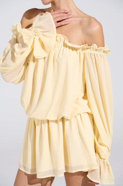 ON YOUR MIND CHIFFON MINI DRESS