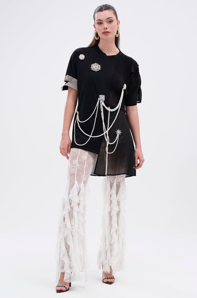 PEARL QUEEN OVERSIZED TEE