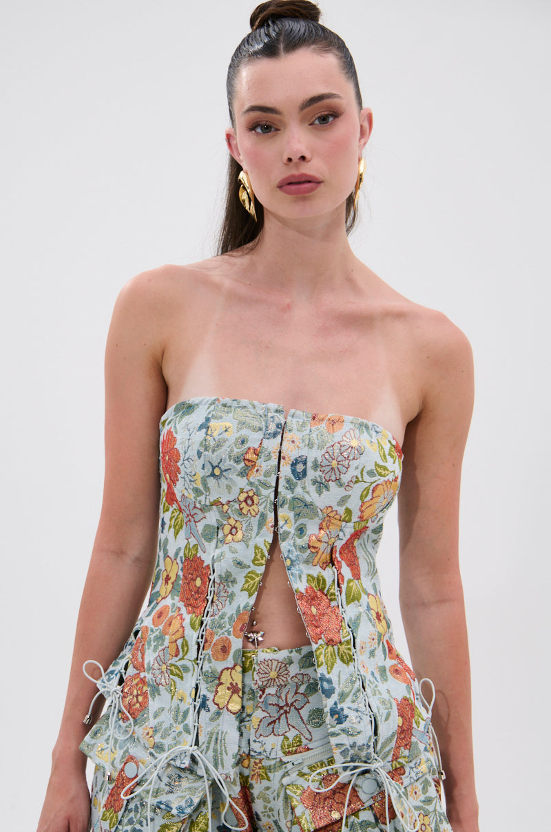 MARTHA FLORAL CORSET