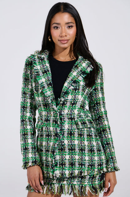GEORGIA TWEED BLAZER