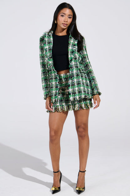 GEORGIA TWEED BLAZER