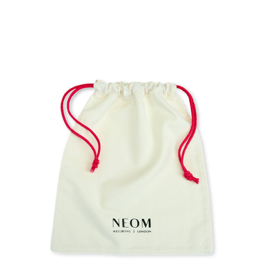 Large Red Tie Drawstring Bag