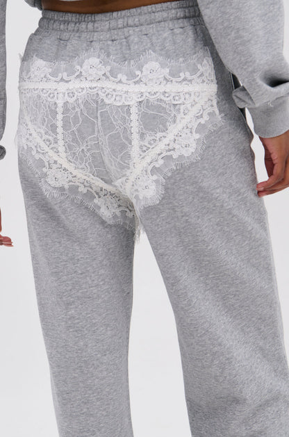 MAYBE NEXT TIME JOGGER WITH LACE DETAILS
