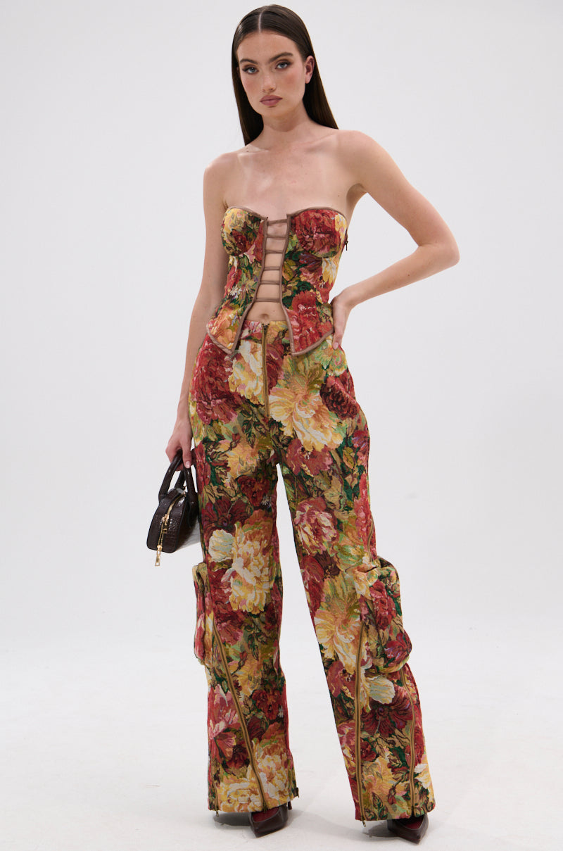 LILY BROCADE TROUSER