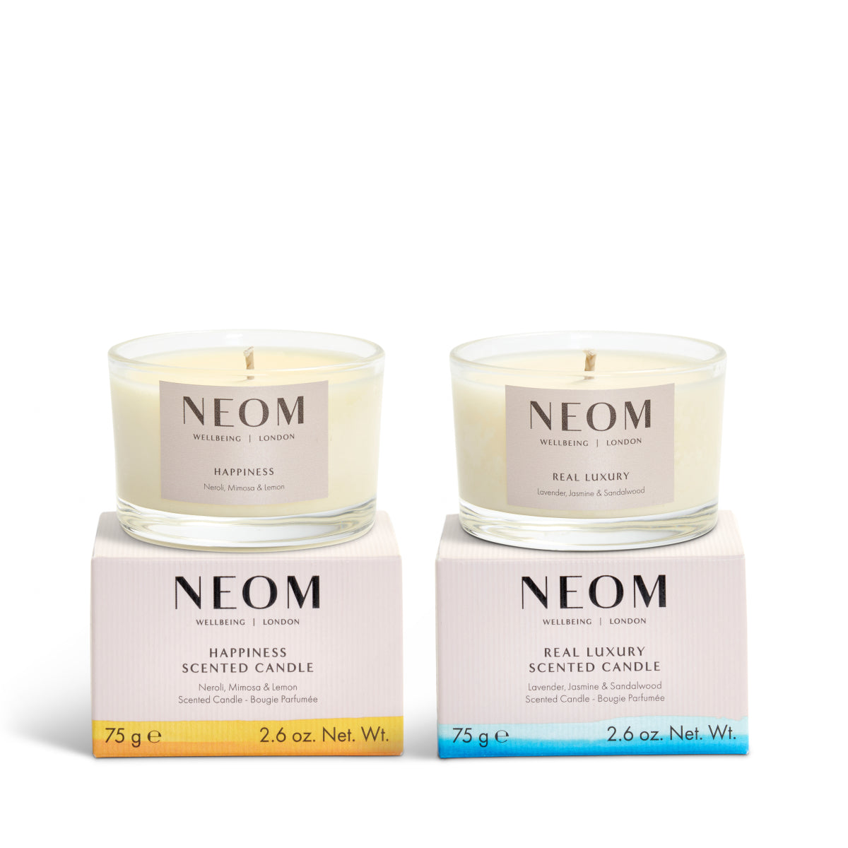 Real Luxury & Happiness Travel Candles Mixed Set of 10
