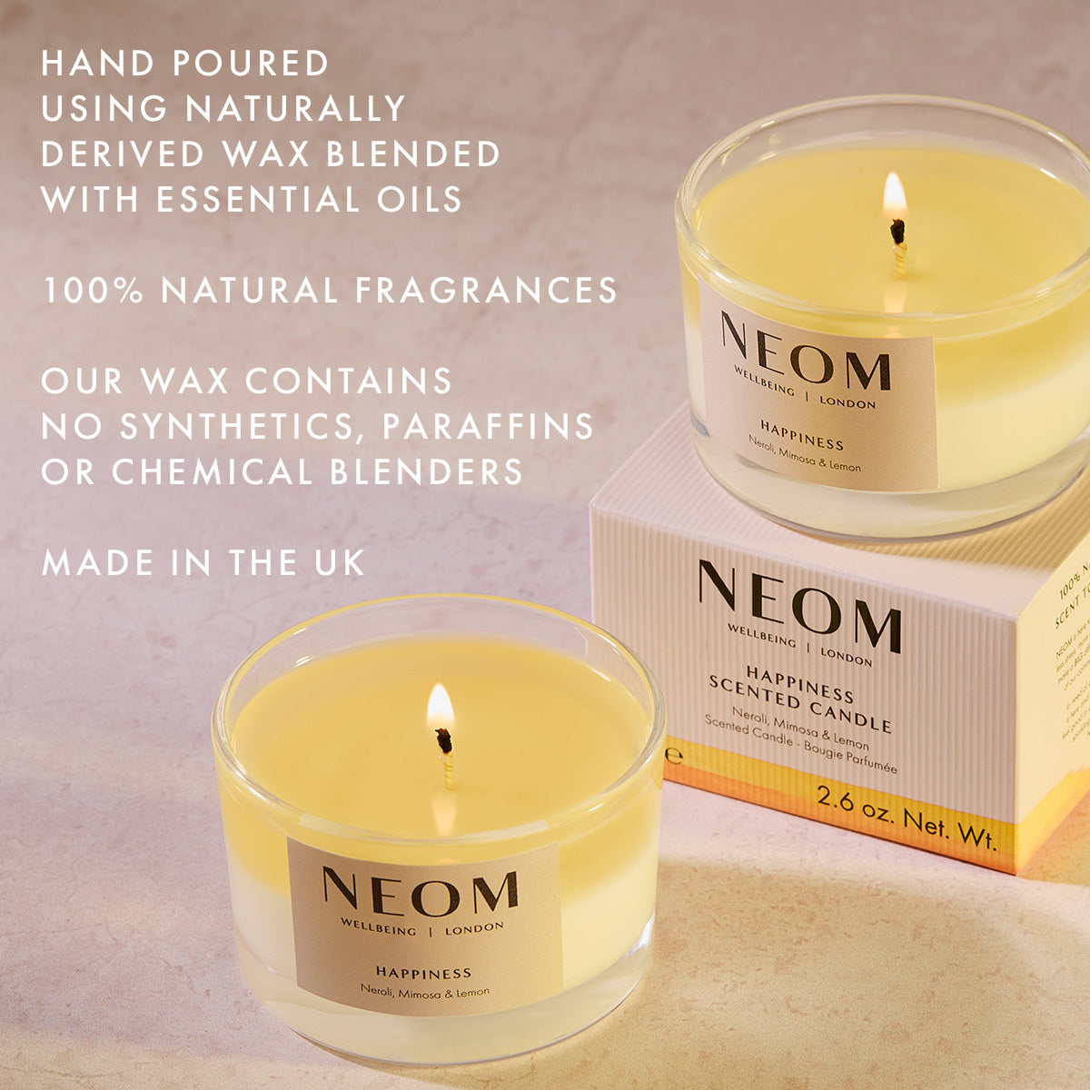 Real Luxury & Happiness Travel Candles Mixed Set of 10