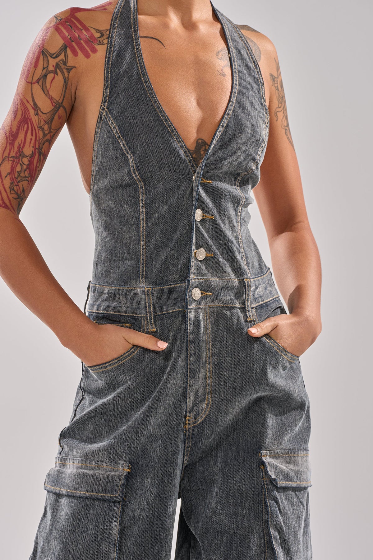 MELINDA VELVET JUMPSUIT