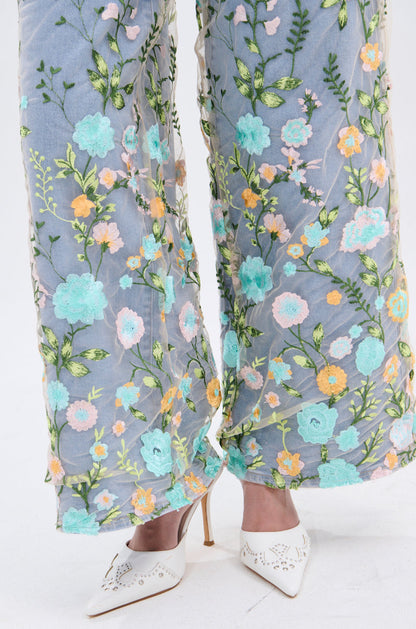 FLOWER POWER RELAXED DENIM
