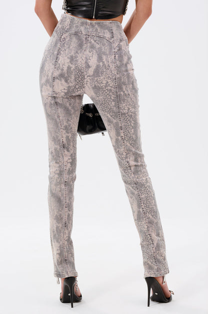 IN THE SUN SNAKE LACE-UP PANT