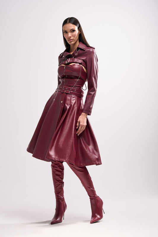 FEELING THE ENERGY MIDI SKIRT