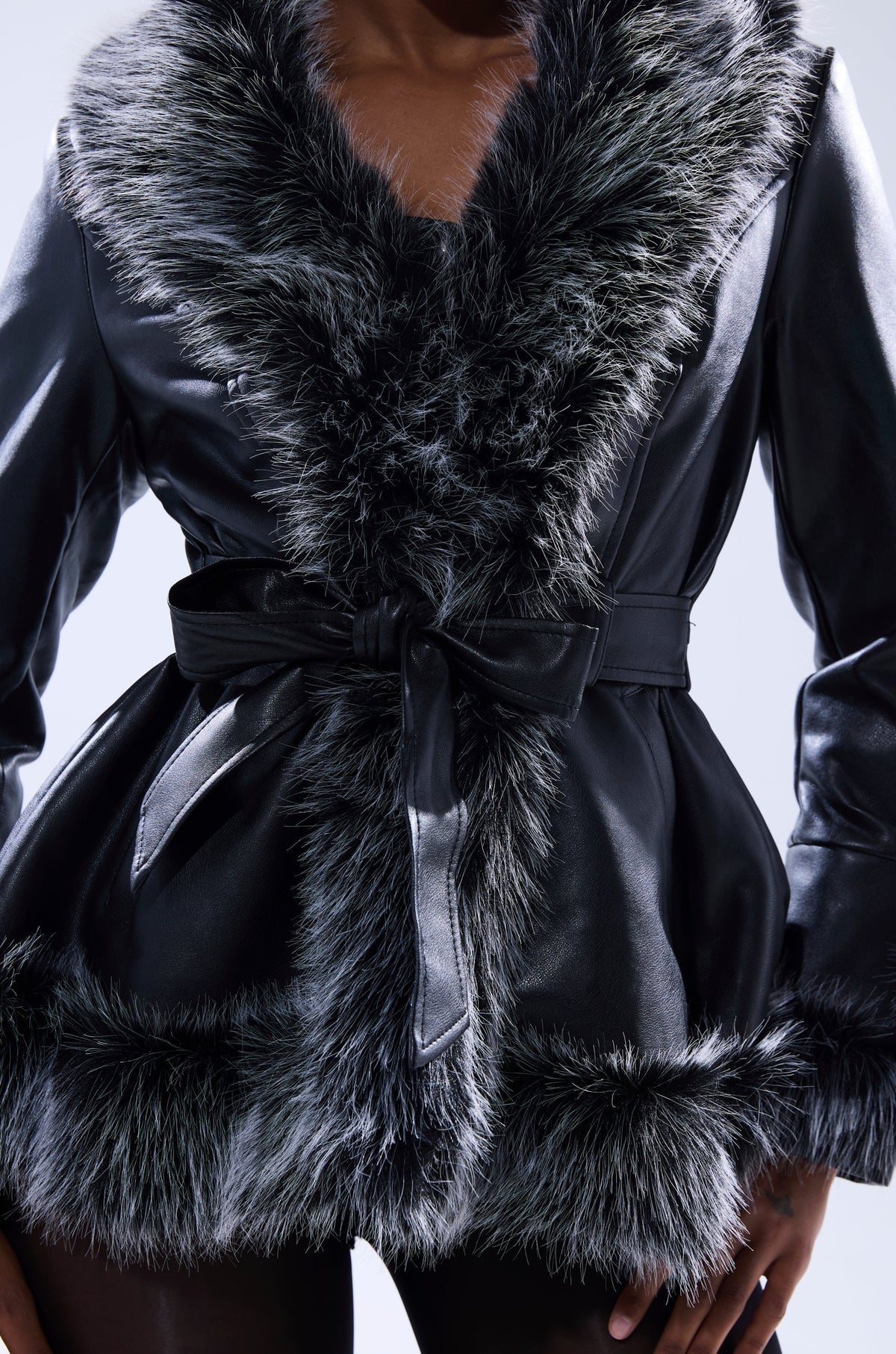 NEW KENZY FUR TRIM MOTO
