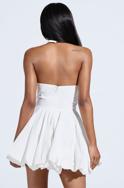 LORRAINE TIE FRONT MINI DRESS
