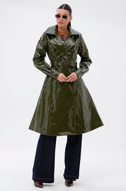 MITICA PATENT TRENCH IN OLIVE