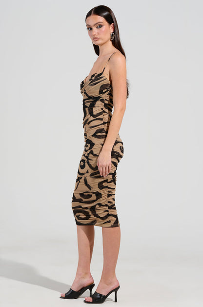 MY DARLIN MESH MIDI DRESS