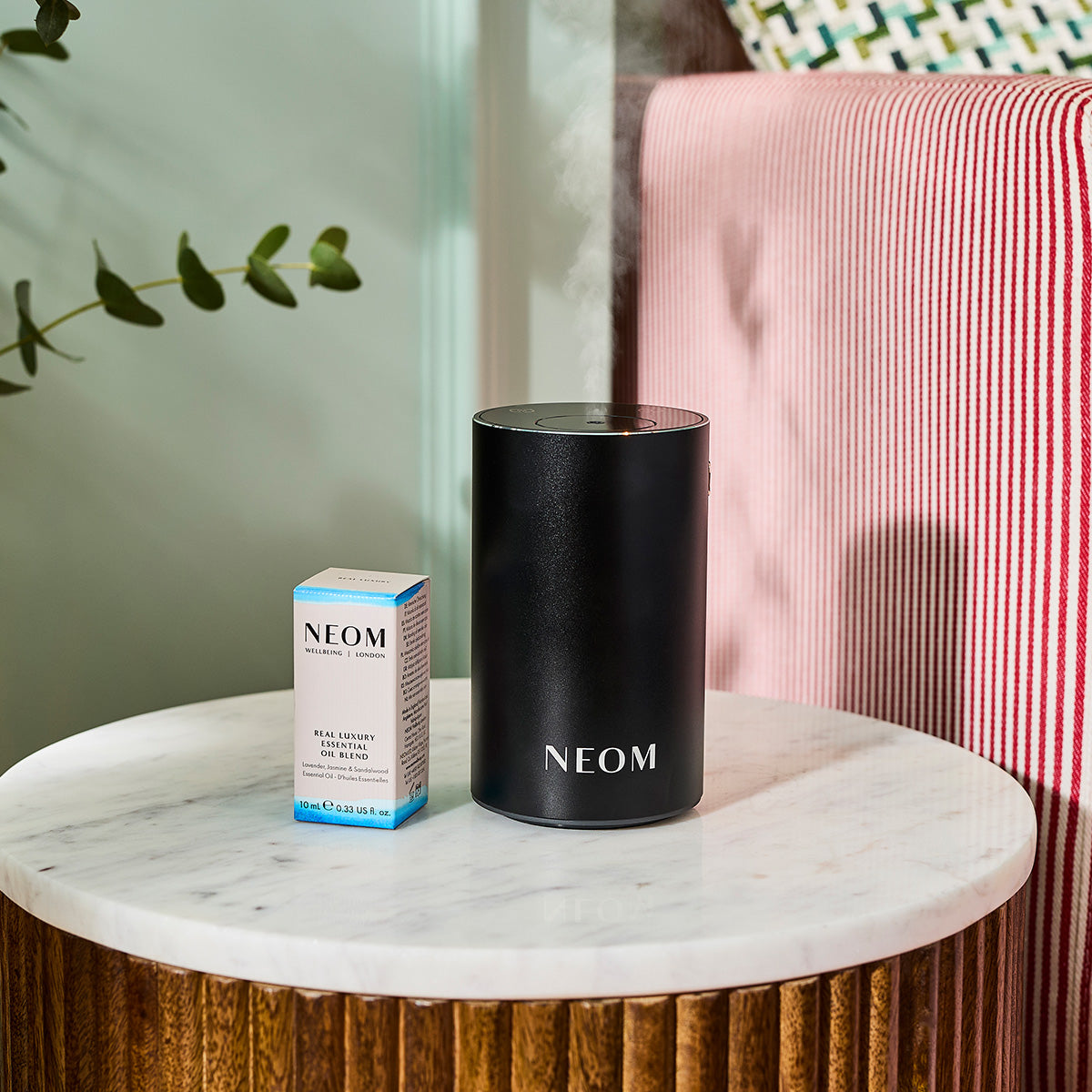 Wellbeing Pod Mini+ Waterless Essential Oil Diffuser in Black