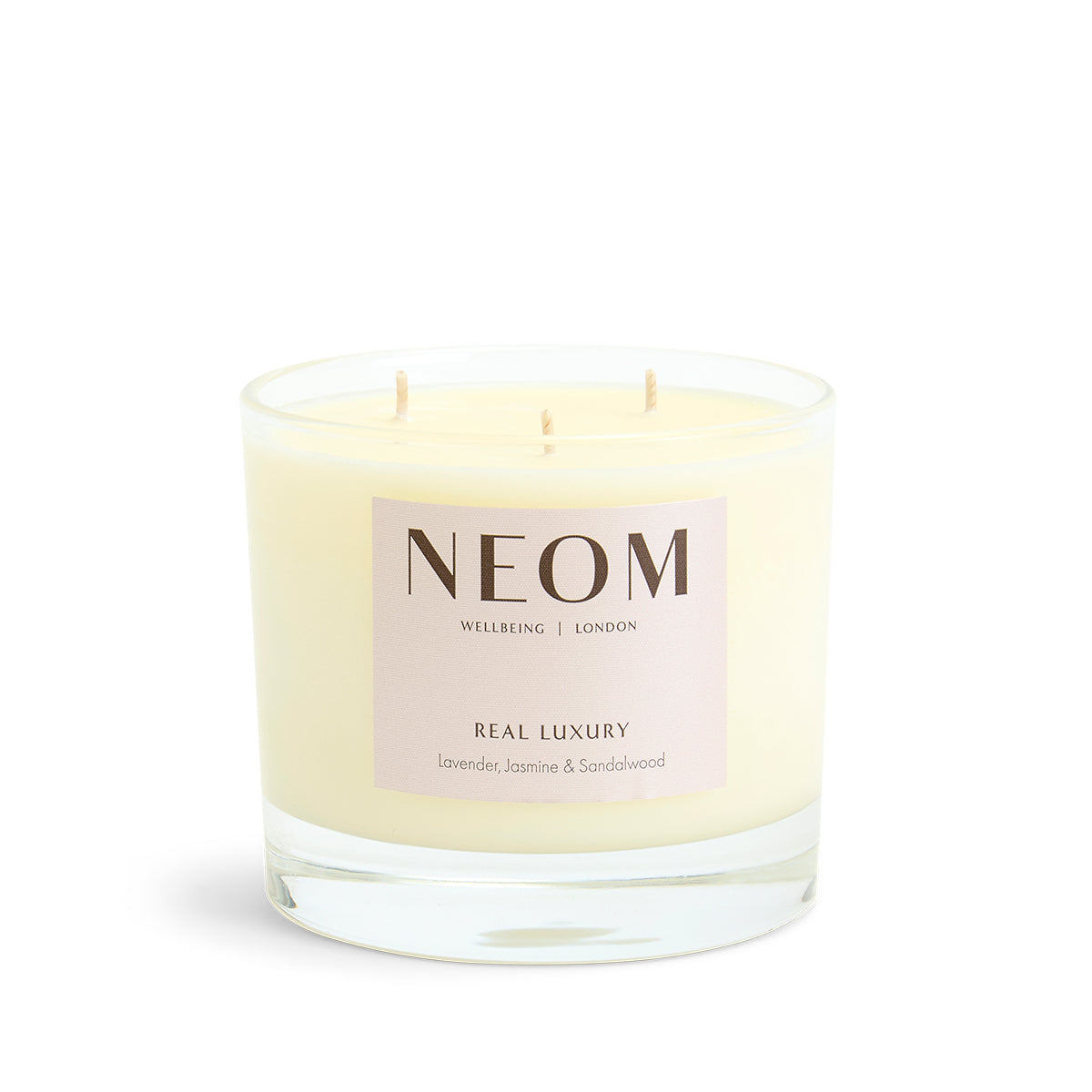 Real Luxury Scented 3 Wick Candle, Set of 10