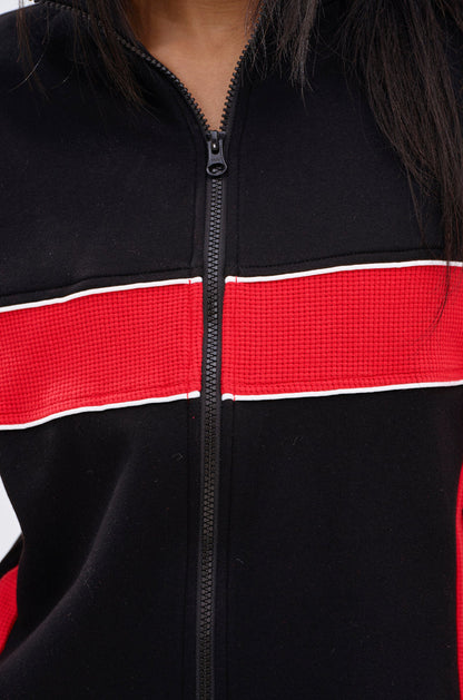 LET IT HAPPEN ZIP UP SWEATSHIRT