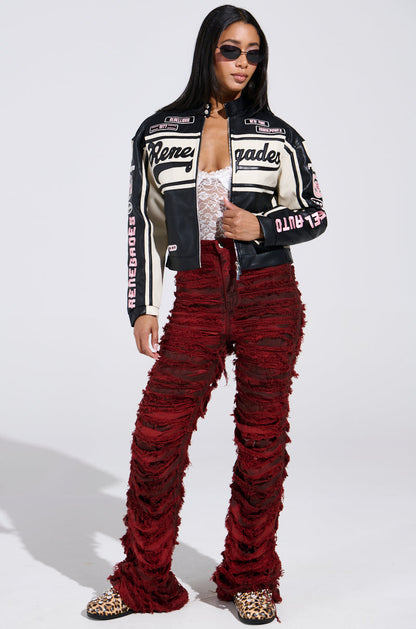 RENEGADES EMBROIDERED MOTO