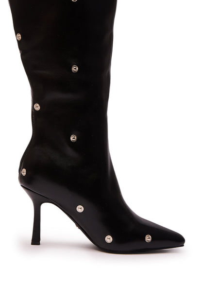 AZALEA WANG VULTURE BLACK SHERPA LINED BOOT