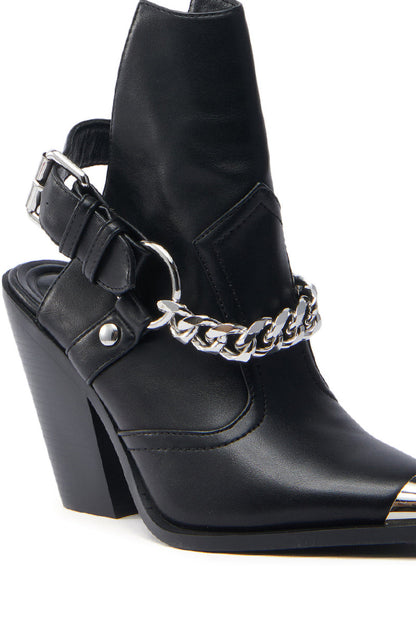 AZALEA WANG WADE BLACK WESTERN BOOTIE