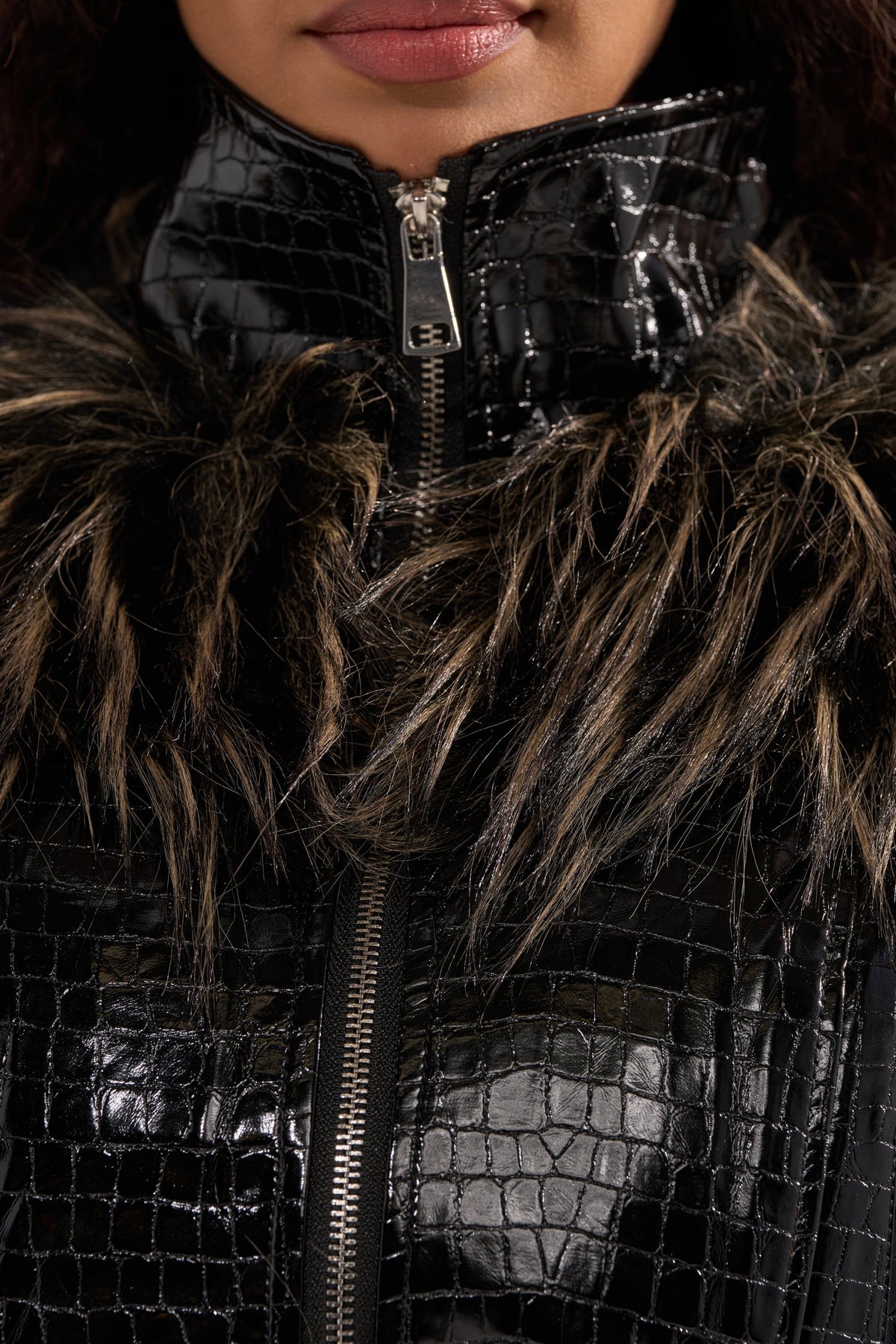 LIGHT IT UP FUR TRIM MOTO