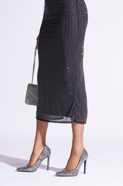 AZALEA WANG COSMOPOLITANS BLACK PUMP