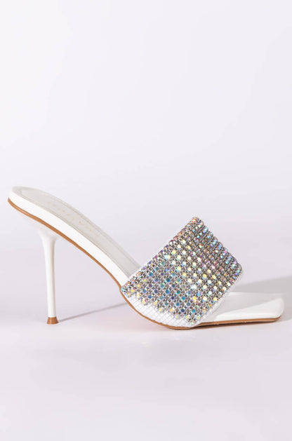 AZALEA WANG DIRTY DANCING STILETTO SANDAL IN WHITE