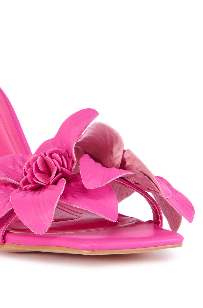 AZALEA WANG ELISEO PINK FLOWER SANDAL