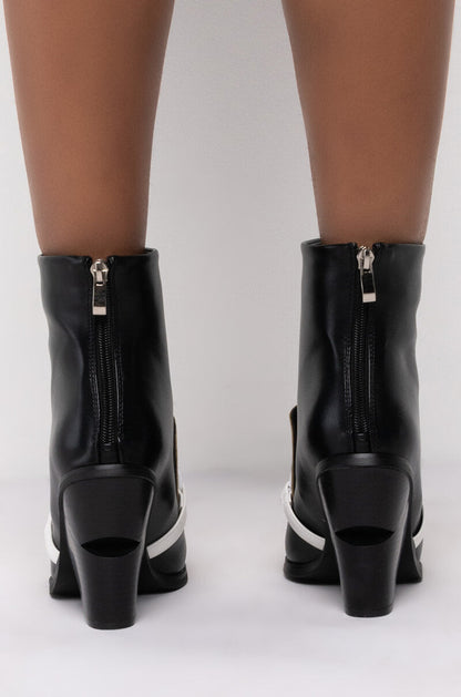 AZALEA WANG WITH OR WITHOUT YOU CHUNKY BOOTIE IN BLACK WHITE