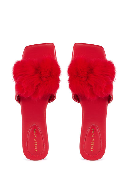 AZALEA WANG YULIANNA RED SLIDE