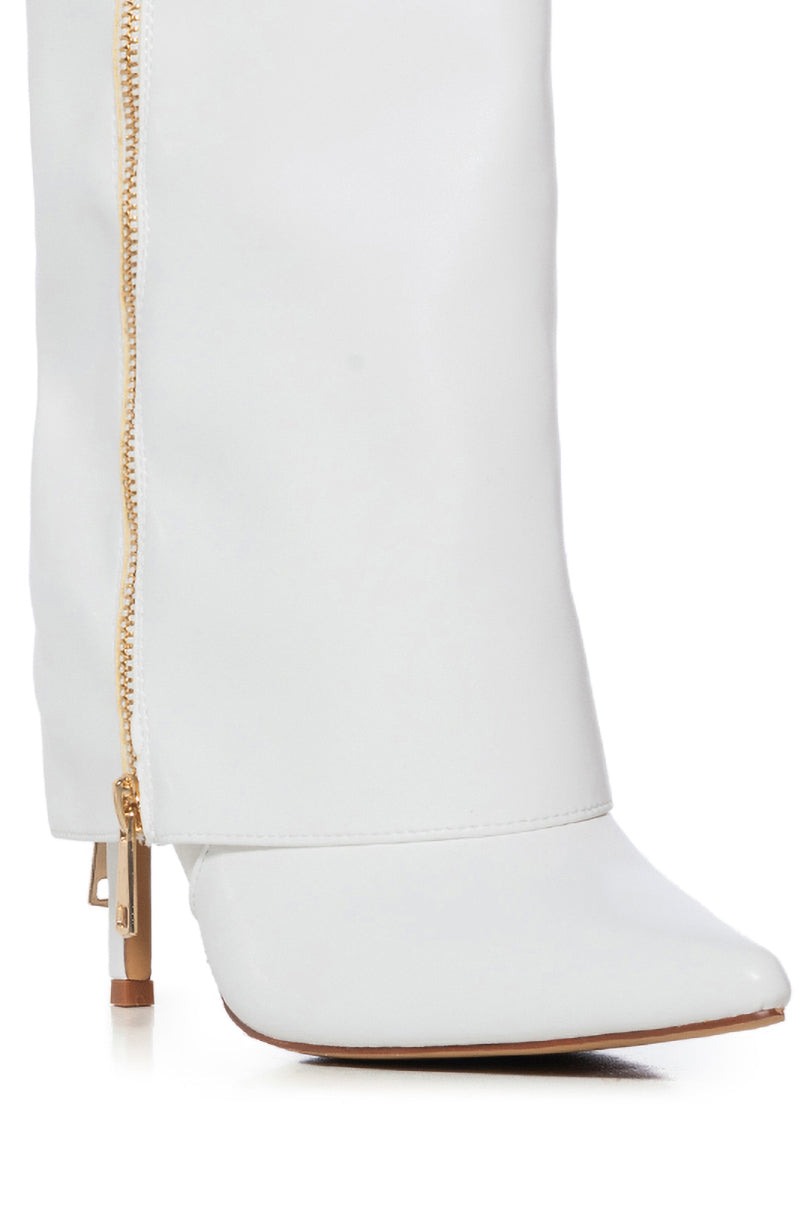 AZALEA WANG ZAHAVIA WHITE BOOTIE