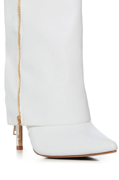 AZALEA WANG ZAHAVIA WHITE BOOTIE