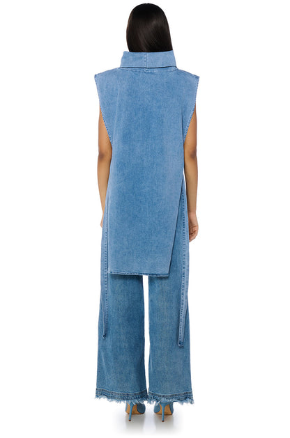 BABY BLUES DENIM TOP