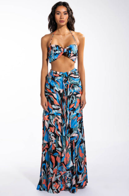 DECOMPRESS KNOT FRONT CROP TOP