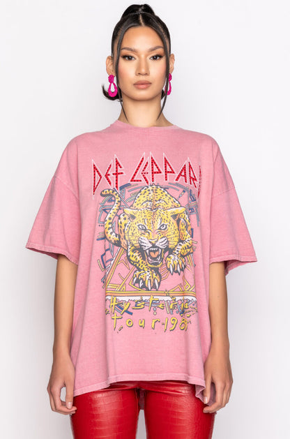 DEF LEPPARD T SHIRT DRESS