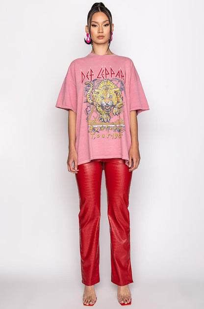 DEF LEPPARD T SHIRT DRESS