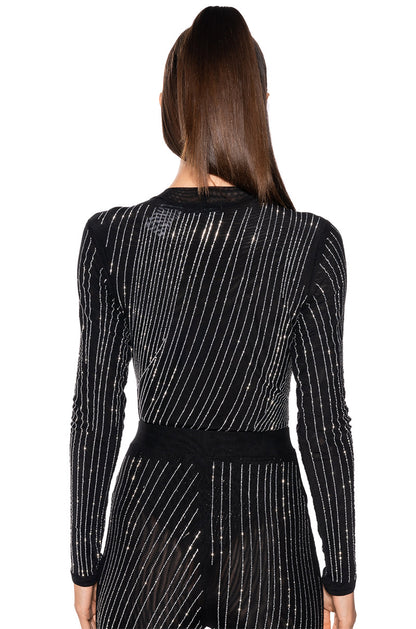 DIAMOND MESH BODYSUIT