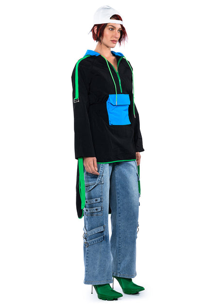 DON'T TAKE HIM BACK HIGH RISE WIDE LEG CARGO PANTS