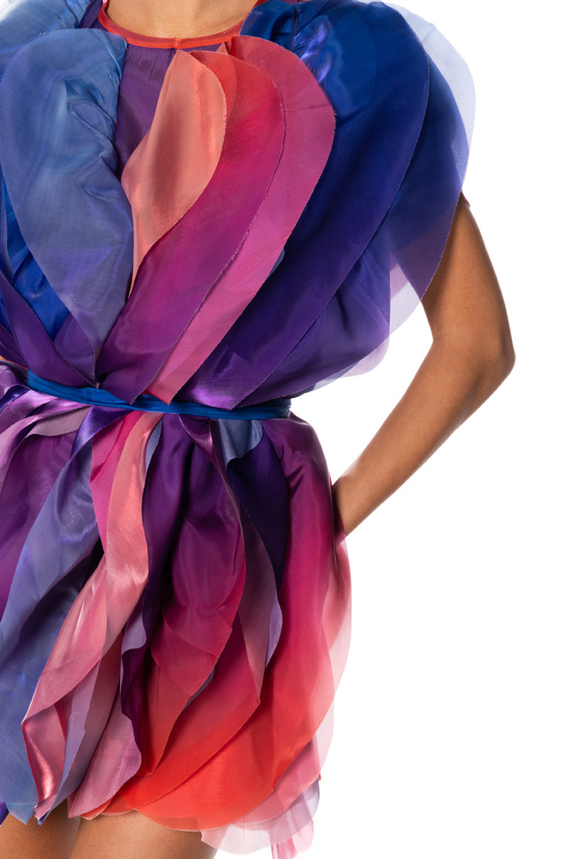 FLOAT LIKE A BUTTERFLY MINI FASHION DRESS