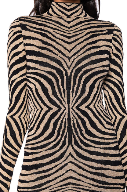 FOREVER YOURS SHIMMER KNIT MINI DRESS